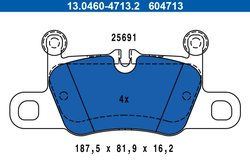 Set placute frana ATE 13.0460-4713.2