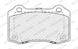 SET PLACUTE FRANA FERODO FDB5359 - Compatibil cu TESLA