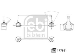 Bieleta stabilizator Febi Bilstein 177861