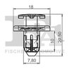 clips, acoperire decorativa si protectie FA1 72-30005.25