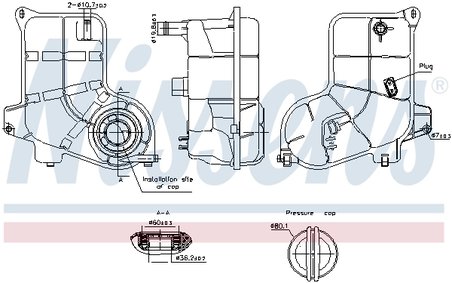 VAS EXPANSIUNE LICHID RACIRE NISSENS 996363 - Compatibil cu AUDI