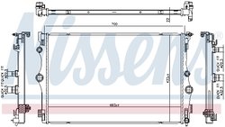 Radiator racire motor Nissens 606815