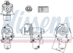 SUPAPA EGR NISSENS 98553 - Compatibil cu AUDI, PORSCHE, VW