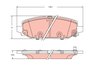 SET PLACUTE FRANA TRW GDB2360 - Compatibil cu JEEP