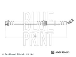 FURTUN FRANA BLUE PRINT ADBP530043 - Compatibil cu NISSAN