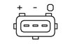 SENZOR PRESIUNE GALERIE ADMISIE NTK 92810 - Compatibil cu CITROEN, PEUGEOT