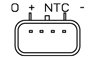 SENZOR PRESIUNE GALERIE ADMISIE NTK 96755 - Compatibil cu DAIMLER, FORD, LAND ROVER, MAZDA, VOLVO