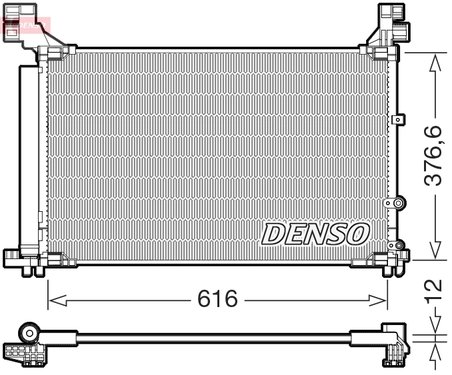 Radiator climatizare Denso DCN50133