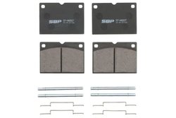 Set placute frana SBP 07-AG027