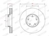 Disc frana Ferodo DDF3057C
