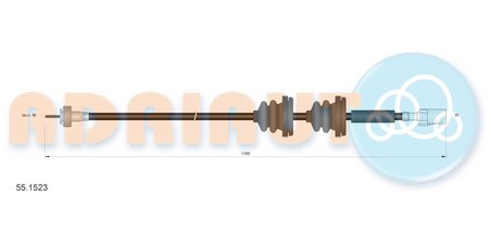 ARBORE TAHOMETRU ADRIAUTO 55.1523 - Piesa auto compatibila cu mai multe marci