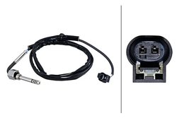 Senzor temperatura gaze evacuare HELLA 6PT 010 376-491