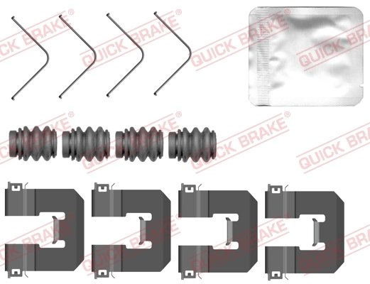 Set accesorii placute frana QUICK BRAKE 109-0160