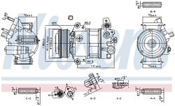Compresor climatizare Nissens 890786