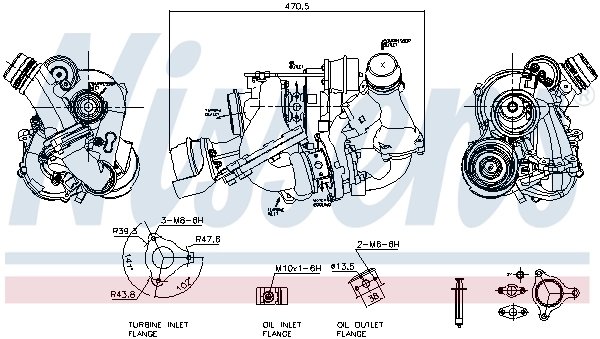 Turbina Nissens 93310
