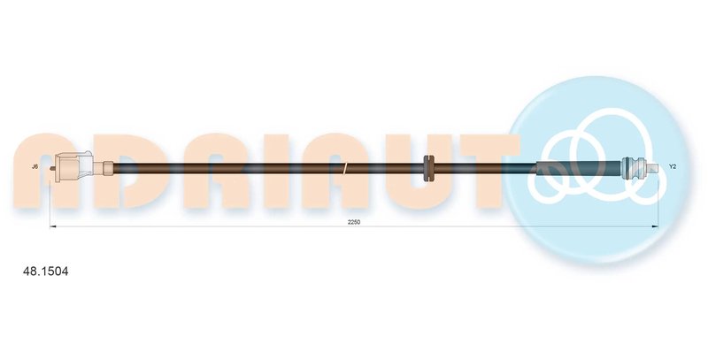 Arbore tahometru Adriauto 48.1504