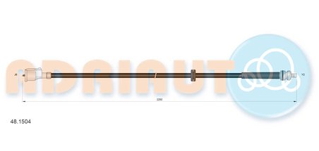 Arbore tahometru Adriauto 48.1504