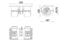 Ventilator habitaclu MAHLE AB 350 000P