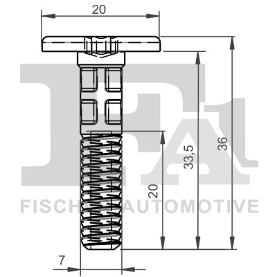 clips, acoperire decorativa si protectie FA1 10-70002.10