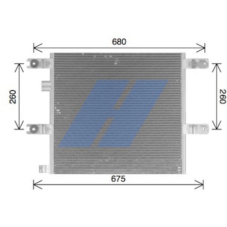 Radiator climatizare HIGHWAY AUTOMOTIVE 40057012