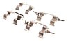 Set accesorii placute frana Maxgear 27-2553