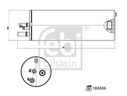 Filtru combustibil Febi Bilstein 183406