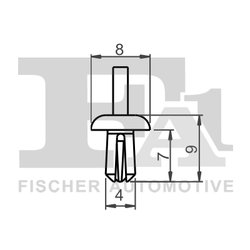 clips, acoperire decorativa si protectie FA1 21-20001.5