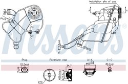 VAS EXPANSIUNE LICHID RACIRE NISSENS 996204 - Compatibil cu MERCEDES-BENZ