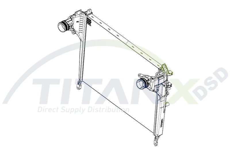 INTERCOOLER TITANX IX119010 - Compatibil cu MERCEDES-BENZ