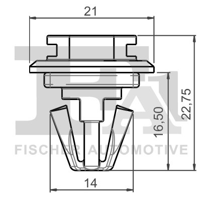 clips, acoperire decorativa si protectie FA1 22-40017.5