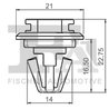 clips, acoperire decorativa si protectie FA1 22-40017.5