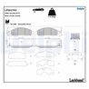 SET PLACUTE FRANA DELPHI LP5027EV - Compatibil cu NISSAN, NISSAN (DFAC)
