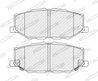 Set placute frana Ferodo FDB5482