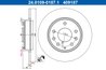 DISC FRANA ATE 24.0109-0187.1 - Compatibil cu MAZDA
