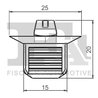 CLIPS, ACOPERIRE DECORATIVA SI PROTECTIE FA1 11-40028.10 - Compatibil cu SEAT, SKODA, VW