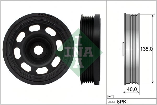 Fulie arbore cotit / vibrochen INA 544 0184 10