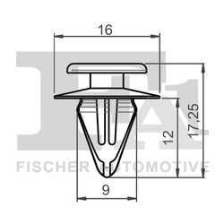 clips, acoperire decorativa si protectie FA1 75-40003.25