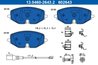 SET PLACUTE FRANA ATE 13.0460-2643.2 - Compatibil cu AUDI, CUPRA, FORD, SKODA, VW