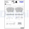 Set placute frana Delphi LP5071EV