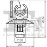 CLIPS, ACOPERIRE DECORATIVA SI PROTECTIE FA1 13-40031.10 - Compatibil cu FORD