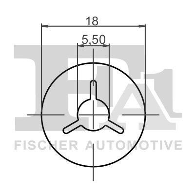 CLIPS, ACOPERIRE DECORATIVA SI PROTECTIE FA1 11-40132.25 - Compatibil cu AUDI