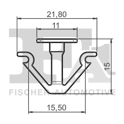 CLIPS, ACOPERIRE DECORATIVA SI PROTECTIE FA1 11-10028.5 - Compatibil cu SEAT, SKODA, VW