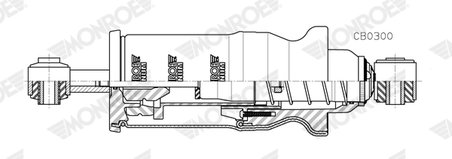Amortizor suspensie cabina Monroe CB0300