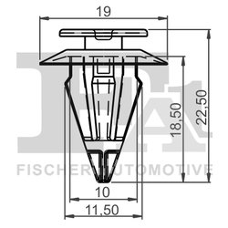 clips, acoperire decorativa si protectie FA1 14-40017.5