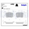 SET PLACUTE FRANA DELPHI LP3913 - Compatibil cu ALPINE