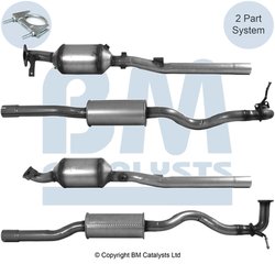 FILTRU DE PARTICULE BM CATALYSTS BM11694H - Compatibil cu CITROEN, MITSUBISHI, PEUGEOT