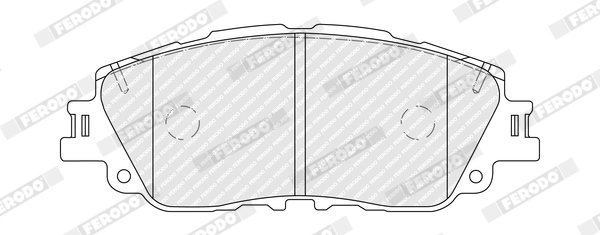 Set placute frana Ferodo FDB5348