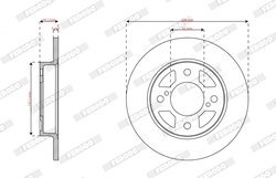 Disc frana Ferodo DDF2981C