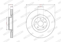 Disc frana Ferodo DDF3111C
