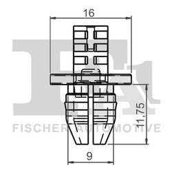 CLIPS, ACOPERIRE DECORATIVA SI PROTECTIE FA1 11-20034.5 - Compatibil cu AUDI
